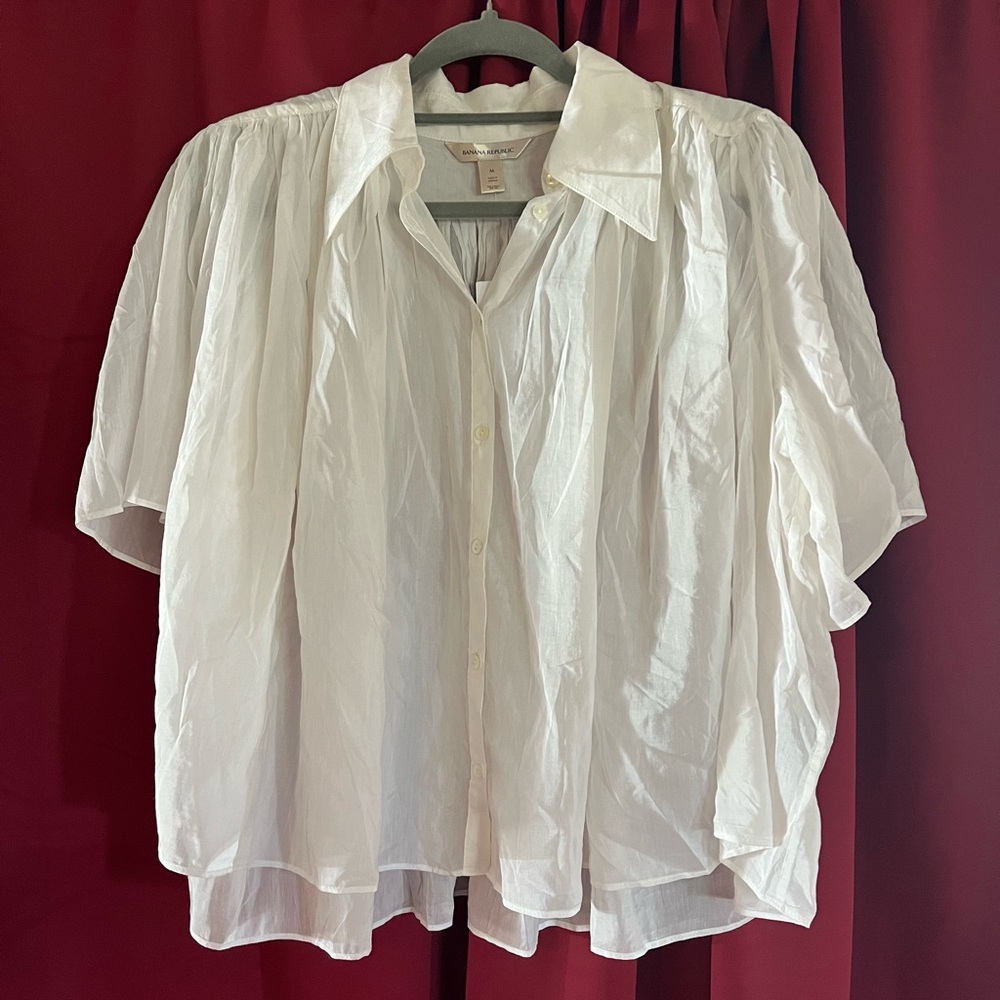 Banana Republic White Women's Blouse